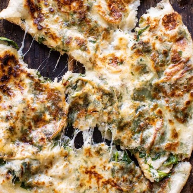 CREAMY SPINACH BLIS KULCHA.